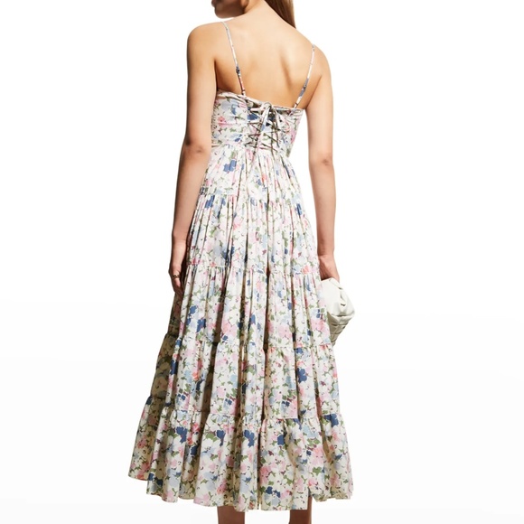 Cinq A Sept Tiered Midi Dress - Picture 3 of 5